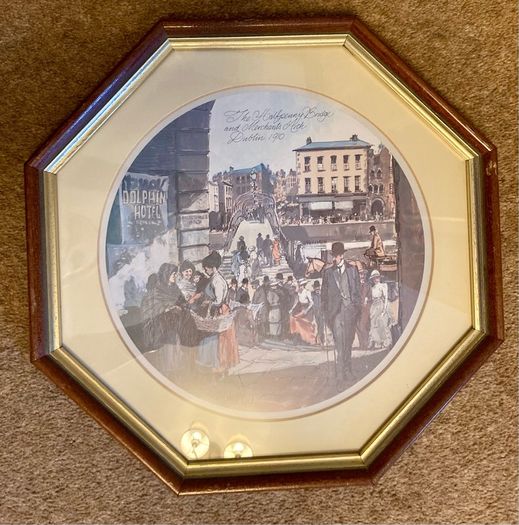 Six Robert D. Beattie historic prints of Dublin City