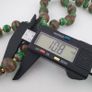 Antique Venetian Style Stripe & Chevron Glass Beads Necklace Image 4