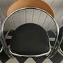 Italian effezeta chairs ,1980 set of 4 Image 2