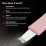 Skin Scrubber, Facial Cleanser Skin Spatula Blackhead Remover-Comedone Extractor- Ultrasonic Peeling Pore Cleaner -Facial Lifting Tool Massager Image 2