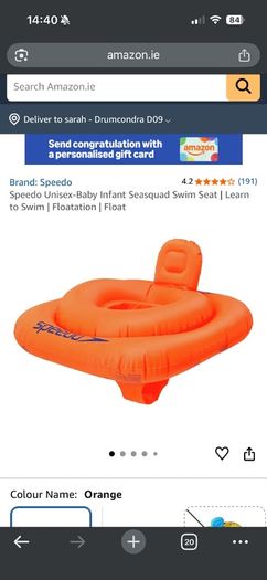 Speedo child float