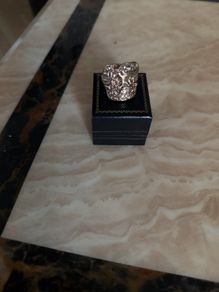 Heavy solid gold Saddle Ring