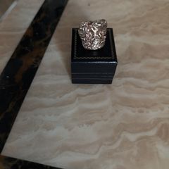 Heavy solid gold Saddle Ring