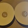 2 x large cream lamp / light shades Image 3