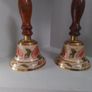 Two VTG Brass & Enamel Bells Image 2