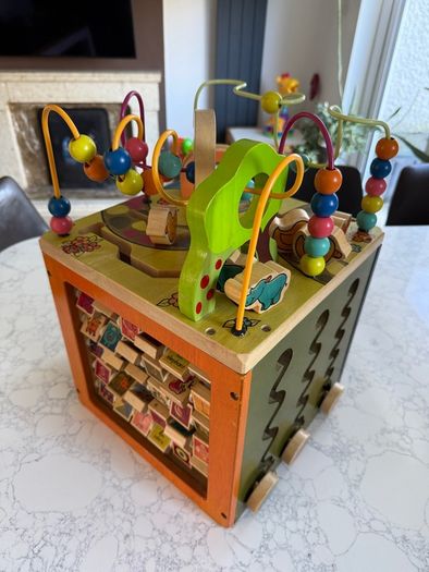 Zany zoo activity cube