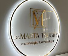 Backlit Round LED Logo Sign - Custom Illuminated Acrylic Wall Sign