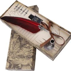 Feather Quill Pen Set for Calligraphy - New in Box