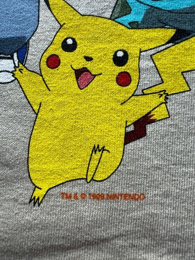 Pokemon 1999 Nintendo official license vintage t shirt new with tags