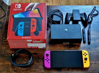 Nintendo Switch OLED Hardmodded Picofly Boxed Mint Condition