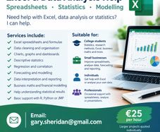 Excel & Data Analysis Help