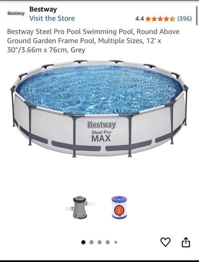 Bestway 12 ft steel pro pool