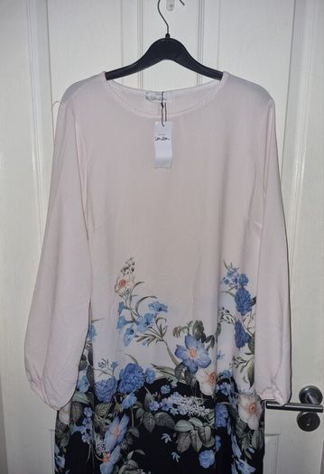 Yours Clothing Mixed Floral Dress Size Uk 20 Nwt