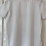 Ladies White Embellished T Shirt by DECK Image 3
