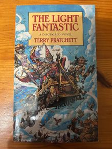 Fantasy book:'The Light Fantastic' by Terry Pratchett
