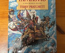 Fantasy book:'The Light Fantastic' by Terry Pratchett