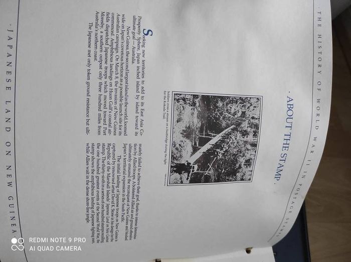 The History of World War II in the postage stamps