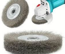 125mm Flat Stainless Steel Wire Wheel Brush - Heavy-Duty Rotary Tool Attachment for Drilling, Grinding & Polishing, Durable Meta