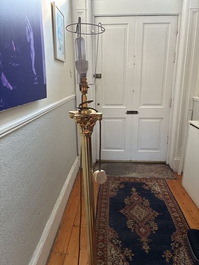 Antique standard lamp