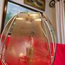 Vintage brass  etched glass table lamp 1970s/80s, Image 3
