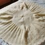 NEW - Hand Knitted baby blanket / table cover Image 2