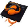 Boompods Headpods Foldable Soft Touch Headphones & Stunning Bass / Audio & Mic - ORANGE Image 3