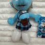 Gutsy Scottish Smurf Approx. 10" Plush Stuffed Animal 2013 Peyo Dirty Please look at the pictures Image 4