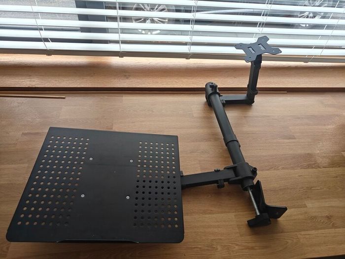 dual laptop and monitor arm