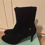 Black seude ankle boots Image 4