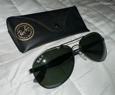 Ray-Ban aviator sunglasses.