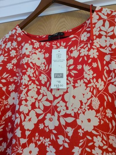 F&F Red Top.  Size 14.  B.N.W.T.