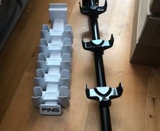 ping golf display fixture x2