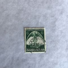Genuine WW2 German stamp - Eagle and Swastika