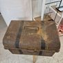 Small Antique Tin steamer trunk Image 6