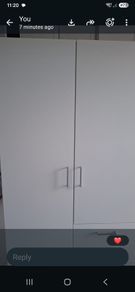 Wardrobe with hanging and drawer