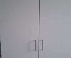 Wardrobe with hanging and drawer