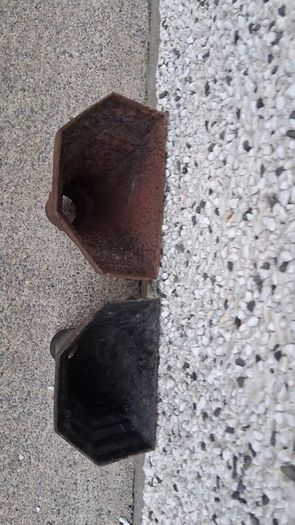 cast iron hopper