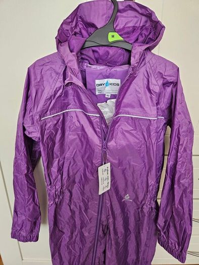 Kids rain suit size 11-12Y Purple