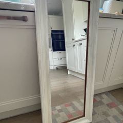 Antique Farmhouse Pine Mirror.