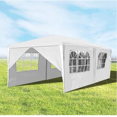 Affordable 3 x 6 m Gazebo Party Tent Garden Gazebo with 6 Side Panels