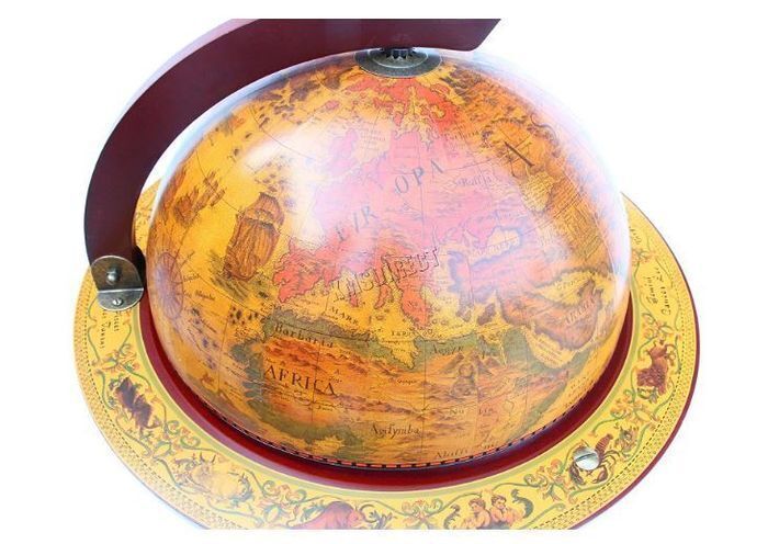 Vintage Globe Bar Cabinet Whisky Wine Storage