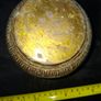 Antique Brass Planter Pot with Detailed Floral Engravings, Postage Available Image 5
