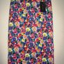 ZARA Floral Print Stretch Midi Skirt New Image 6
