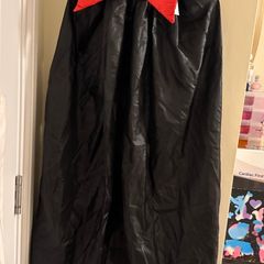 Claires Accessories Childrens Black and Red Vampire Cape