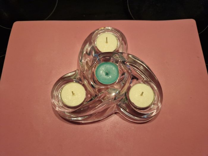 3 Table Centre Piece Tea Light Holders