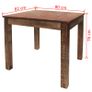 Dining Table Solid Reclaimed Wood 82x80x76 cm Image 9