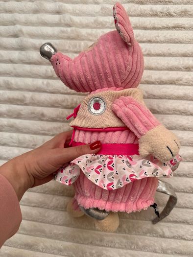Plush Deglingos The Mouse Original Poppies approx. 29 cm. Used Please see photos