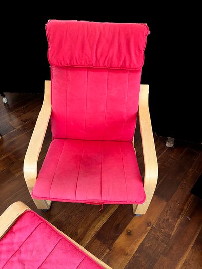 Ikea Armchair and Stool