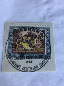 Rare /Genuine WW2 German stamp