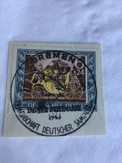 Rare /Genuine WW2 German stamp